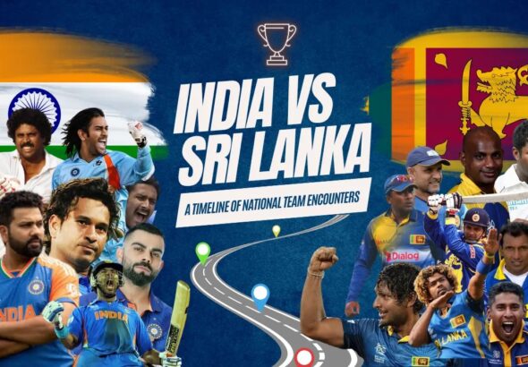 sri lanka national cricket team vs india national cricket team timeline